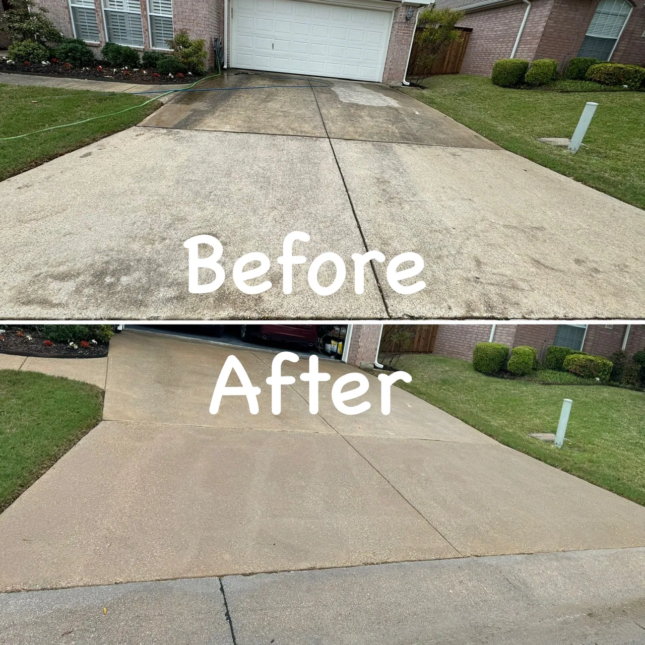 Driveway Cleaning in DFW | BluLadder